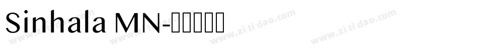 Sinhala MN字体转换
